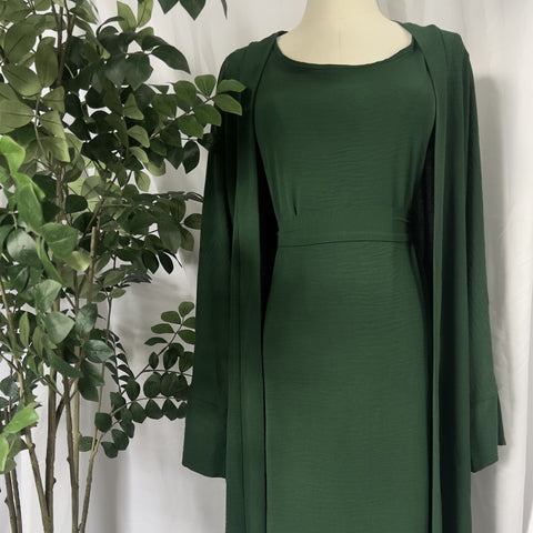 Four Piece Abaya - Green