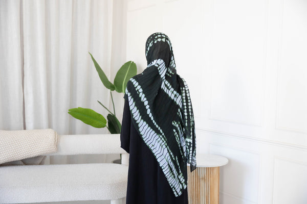 Black & Green Tie-Dye
