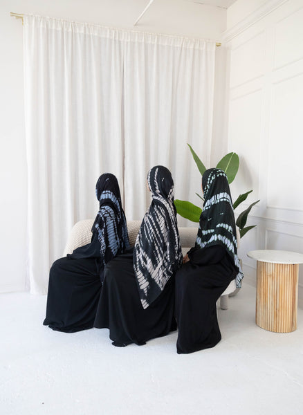 Black & Blue Tie-Dye