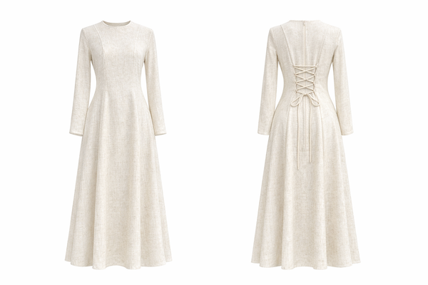 Linen Dresses - Ivory/Cream