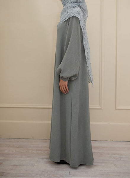 Warm Teal Cuffed Abaya