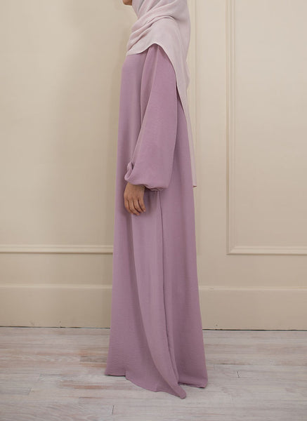 Perfect Pink Cuffed Abaya