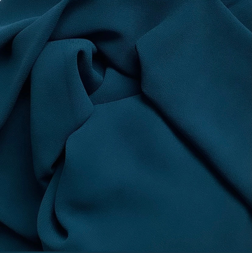 Classic Chiffon Hijab - Prussian Blue