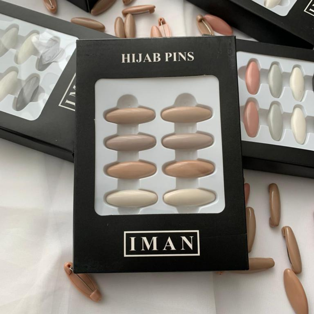 Hijab Pins - Assorted Nudes