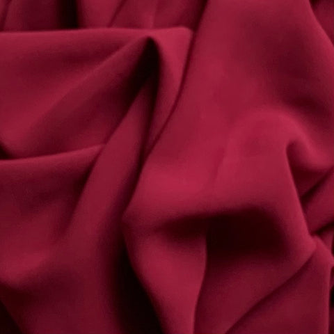 Classic Chiffon Hijab  - Ruby Red